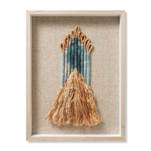 Ashley Beige / Blue Rug Art - Aerial Image