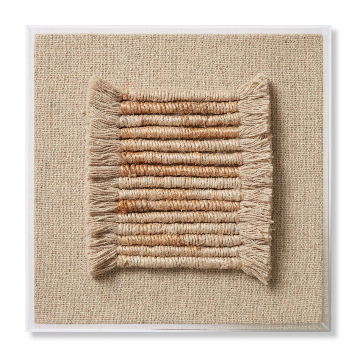 Wholesome Beige / Ivory Rug Art - Aerial Image