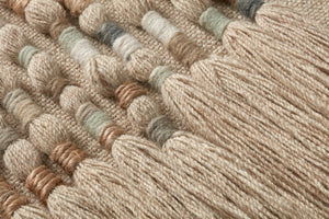Fresh Air Beige / Blue Rug Art - Macro Detail (H)