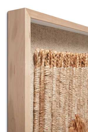The Rise Beige / Brown Rug Art - Wall Art Corner (V)