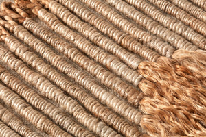 The Rise Beige / Brown Rug Art - Macro Detail (H)