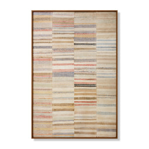 Beach Day Multi / Beige Rug Art - Aerial Image