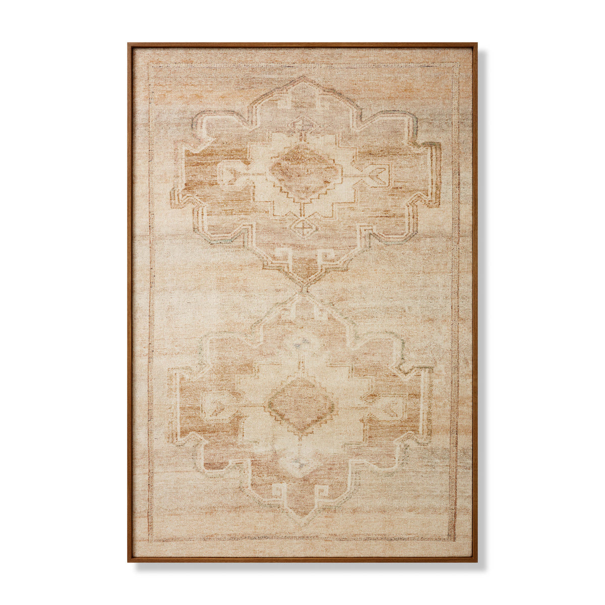 Florence Ivory / Beige Rug Art - Aerial Image