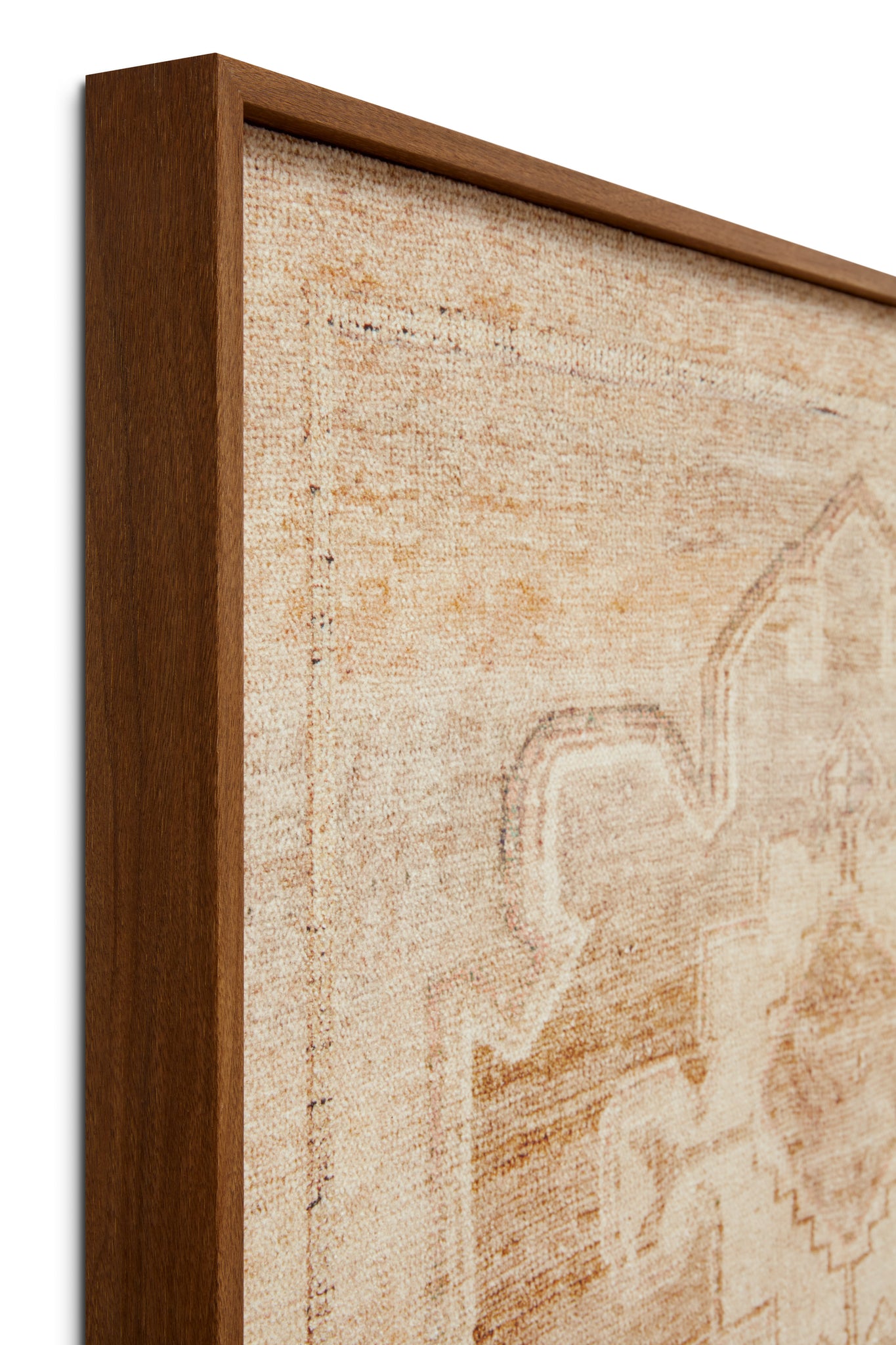 Florence Ivory / Beige Rug Art - Wall Art Corner (V)