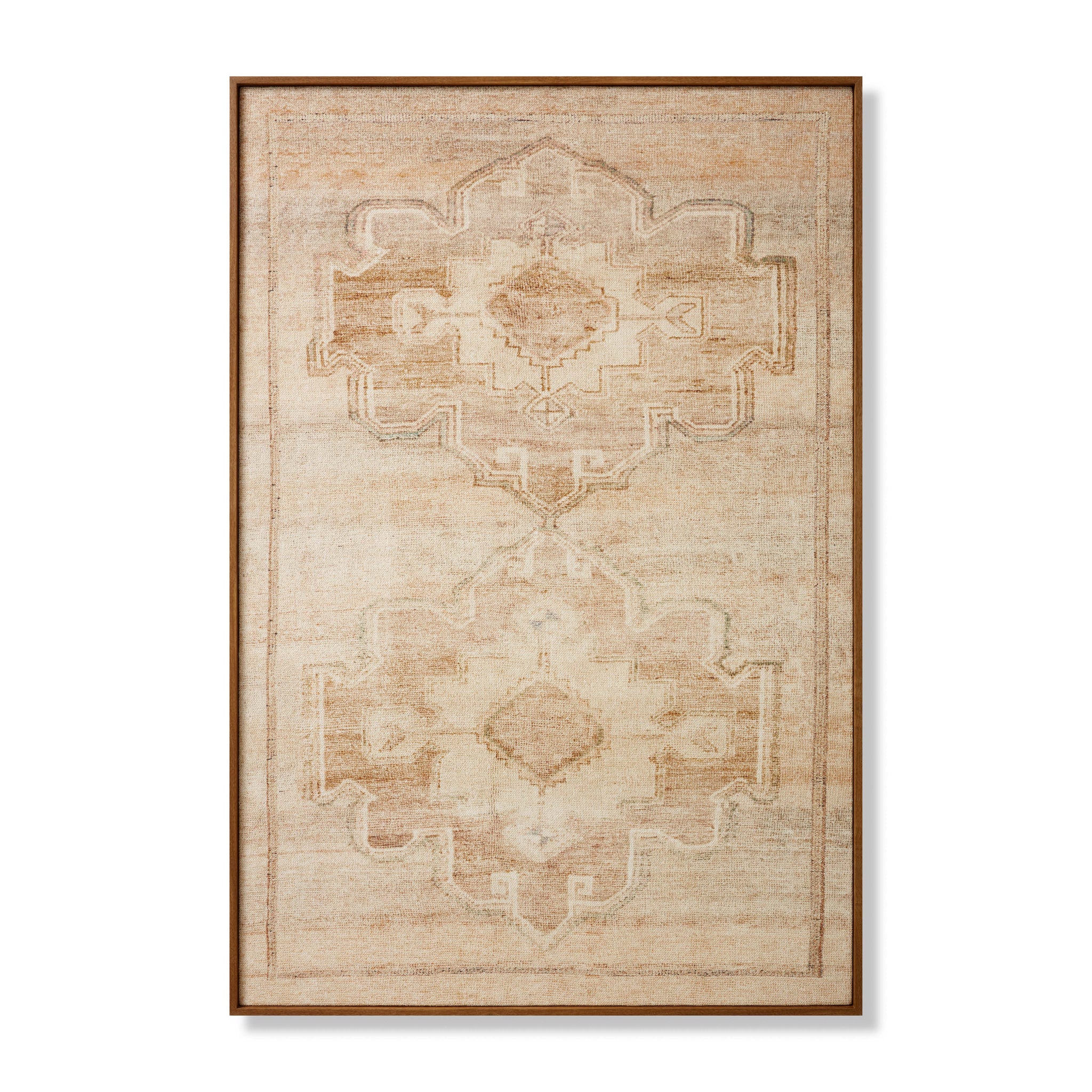 Florence Ivory / Beige Rug Art - Aerial Image