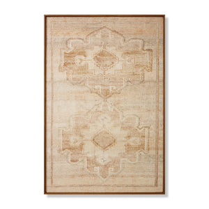 Florence Ivory / Beige Rug Art - Aerial Image