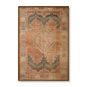 Genevive Brown / Rust Rug Art - Aerial Image