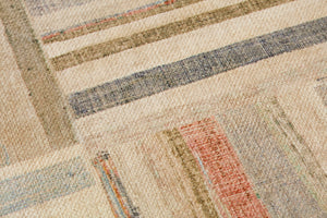 Parquet Multi / Beige Rug Art - Macro Detail (H)