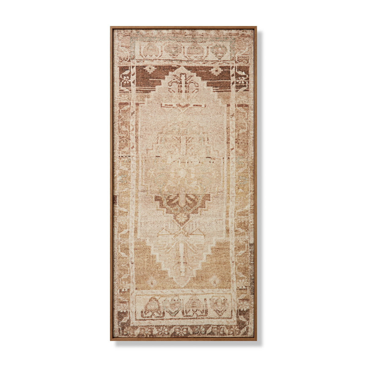 Bayonne Ivory / Brown Rug Art - Aerial Image