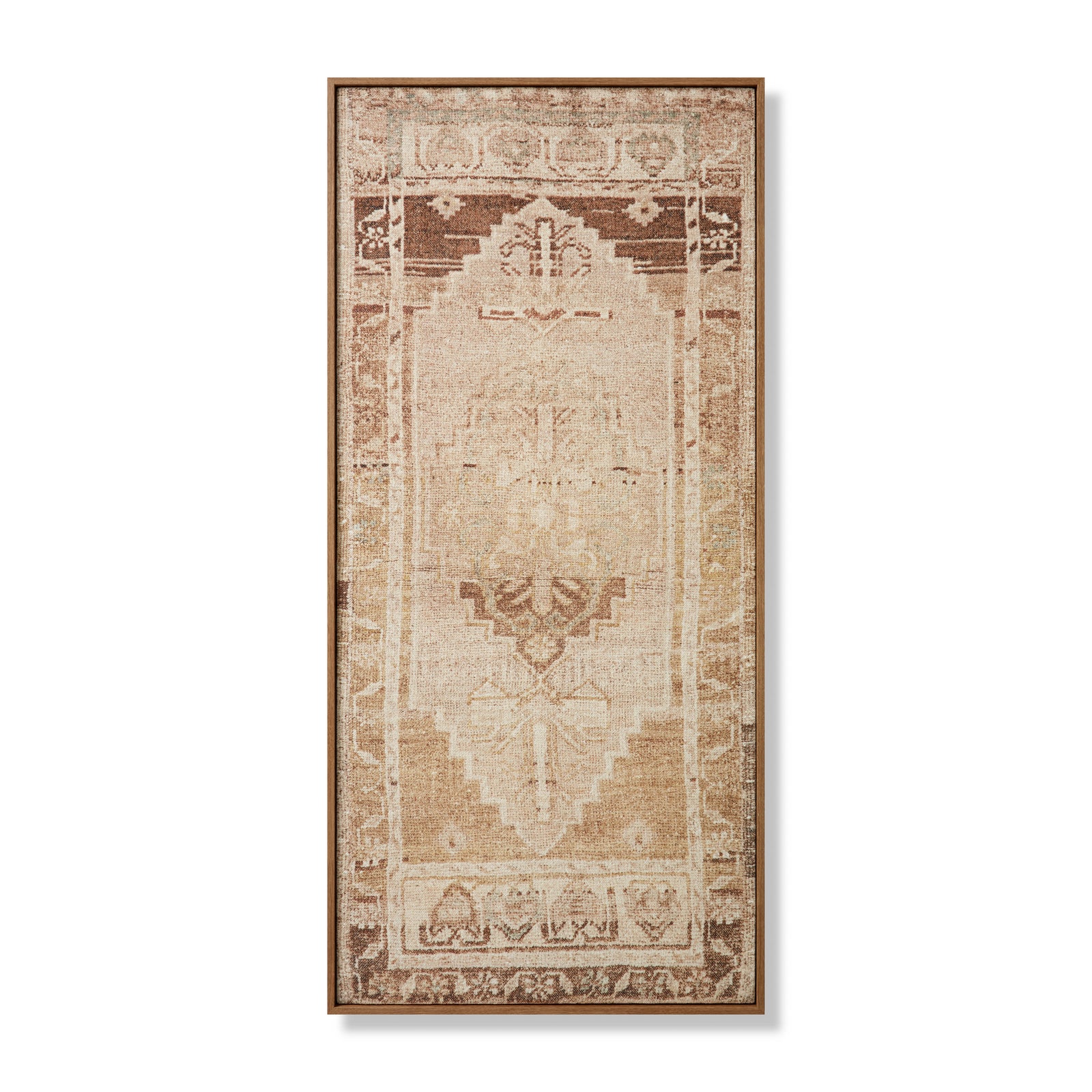 Bayonne Ivory / Brown Rug Art - Aerial Image