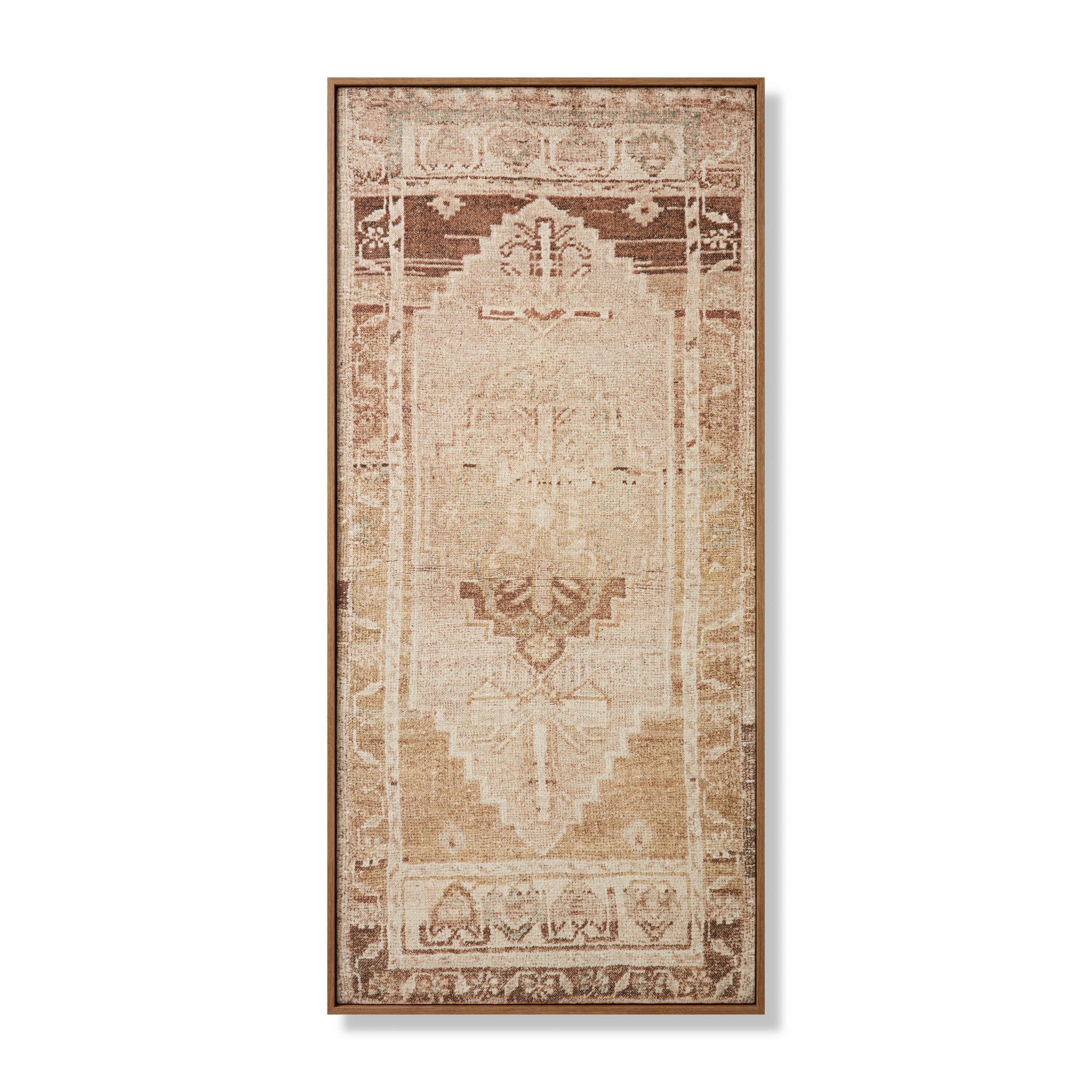 Bayonne Ivory / Brown Rug Art - Aerial Image