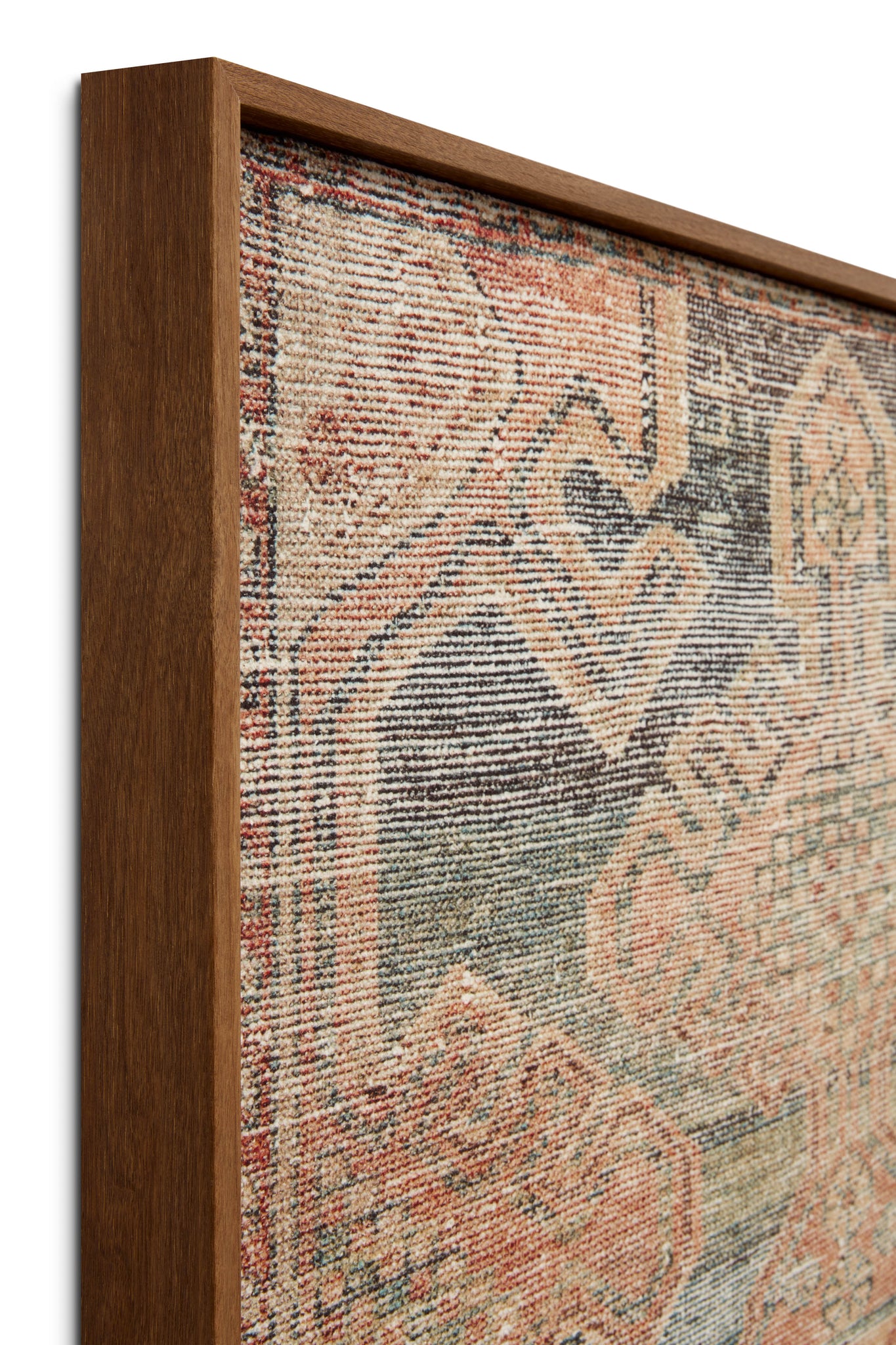 Saint Elizabeth Gold / Multi Rug Art - Wall Art Corner (V)