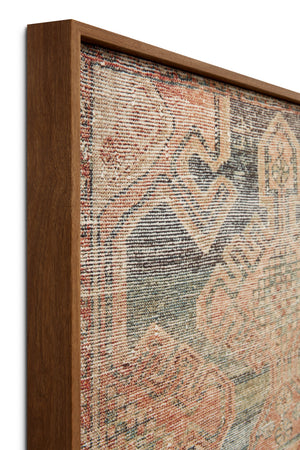 Saint Elizabeth Gold / Multi Rug Art - Wall Art Corner (V)