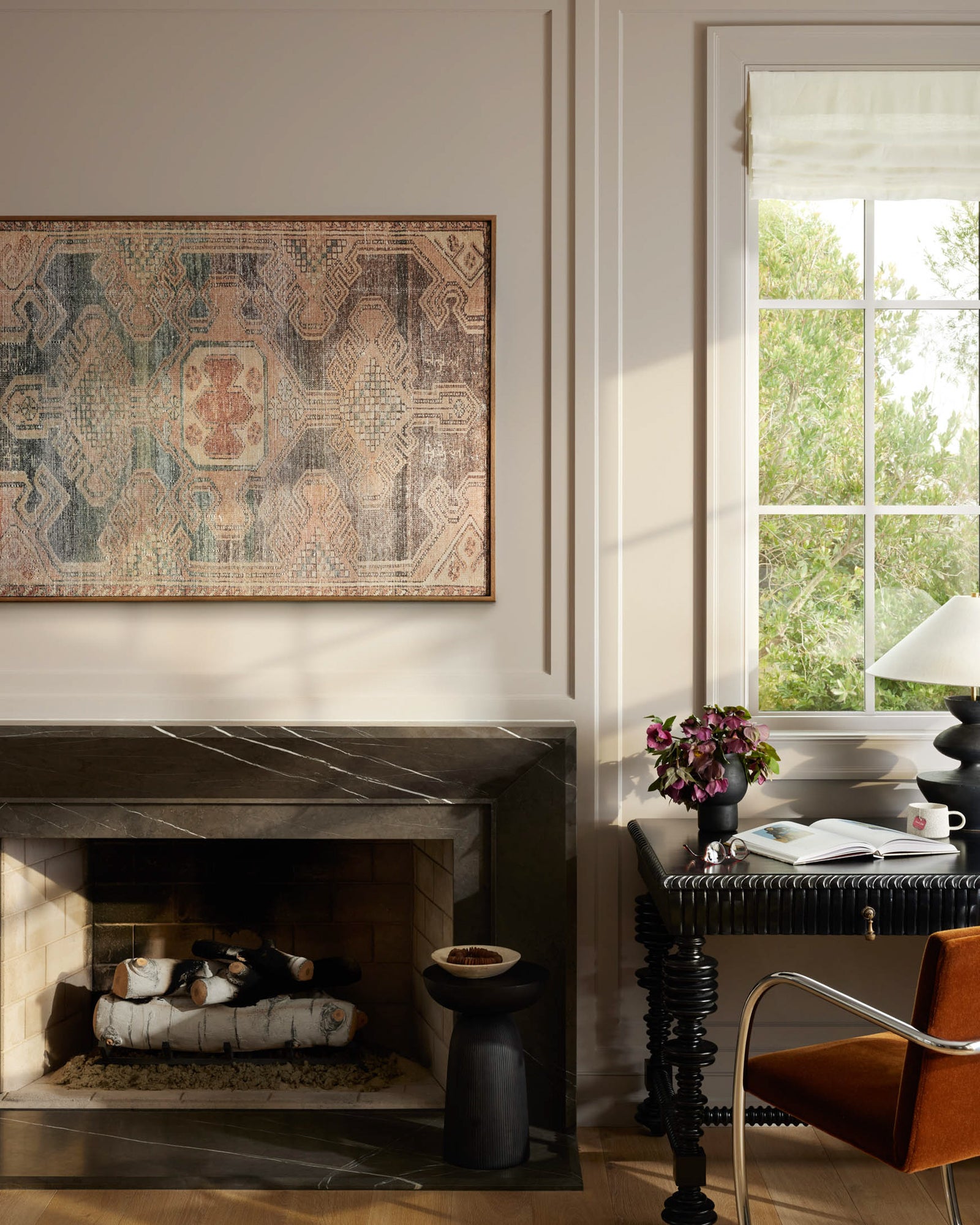 Saint Elizabeth Gold / Multi Rug Art - Aerial Image