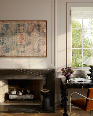 Saint Elizabeth Gold / Multi Rug Art - Roomscene #1 (V)