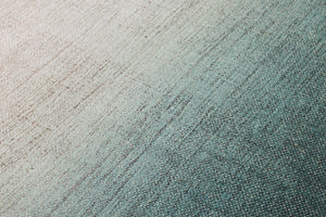 Posei Green / Blue Rug Art - Macro Detail (H)