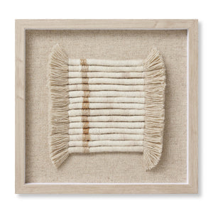 All Coiled Up Ivory / Natural Rug Art - Aerial Image