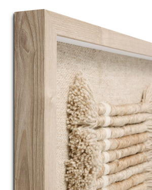 Get It Together Natural / Ivory Rug Art - Wall Art Corner (V)