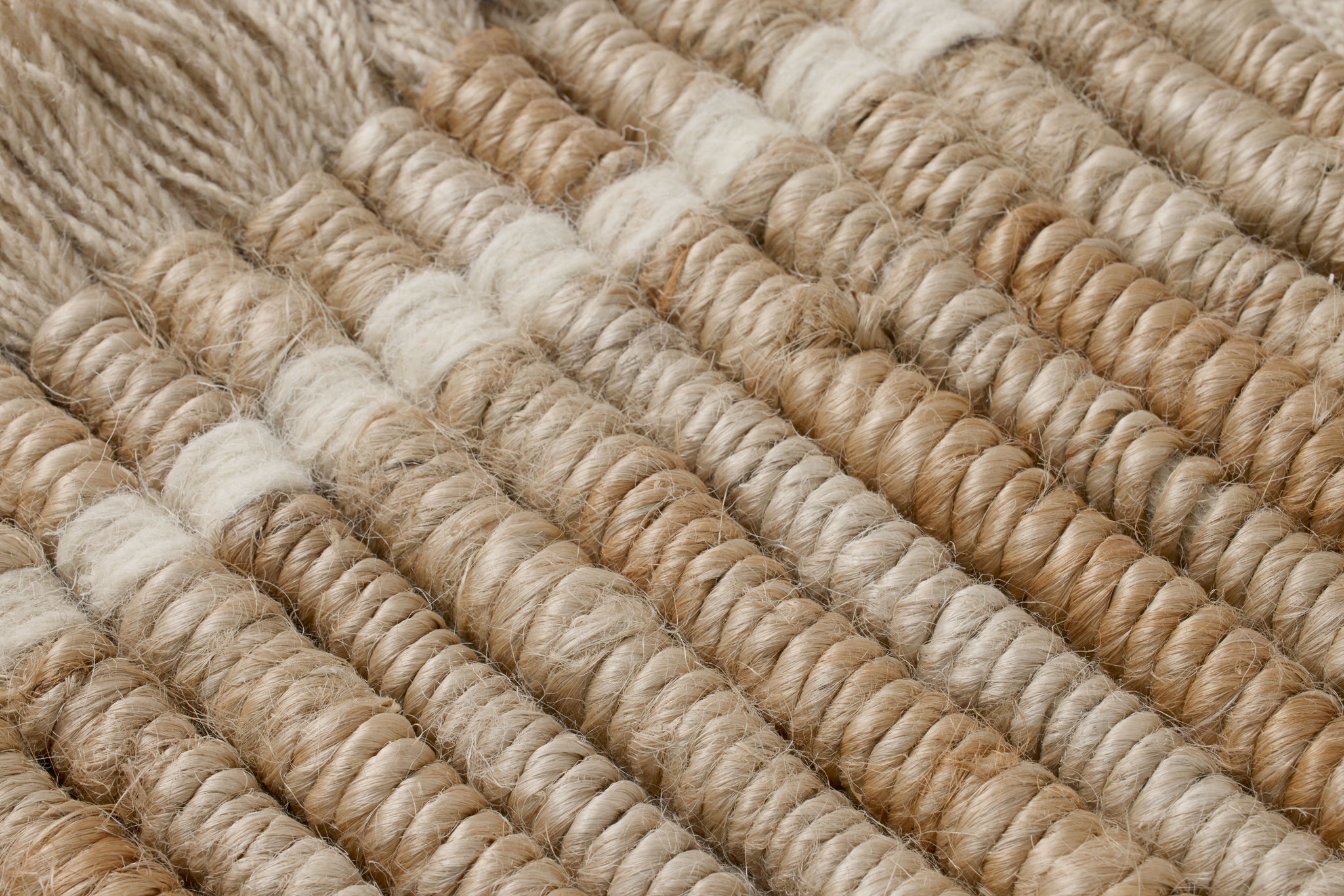 Get It Together Natural / Ivory Rug Art - Macro Detail (H)
