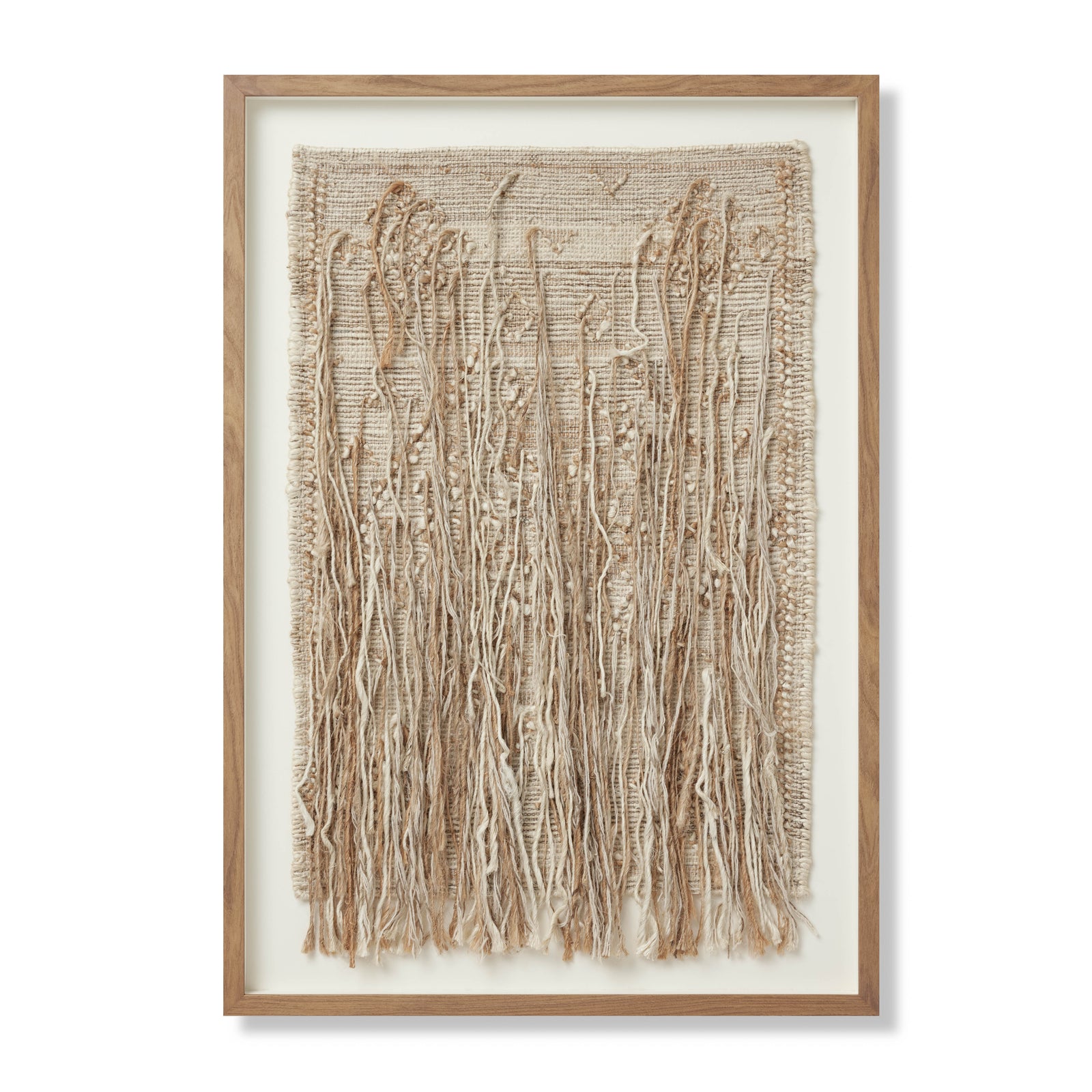 Natural Falls Beige / Ivory Rug Art - Aerial Image