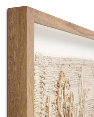 Natural Falls Beige / Ivory Rug Art - Wall Art Corner (V)
