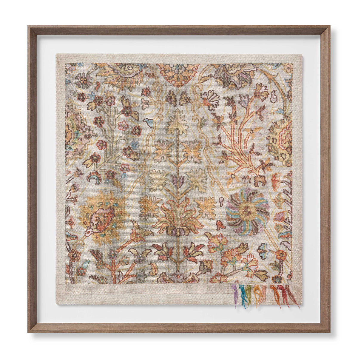 Rug Map Pastels Multi Rug Art - Aerial Image