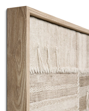 Patchwork B Beige / Brown Rug Art - Wall Art Corner (V)