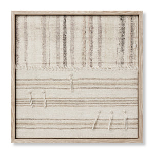 Patchwork C Beige / Brown Rug Art - Aerial Image