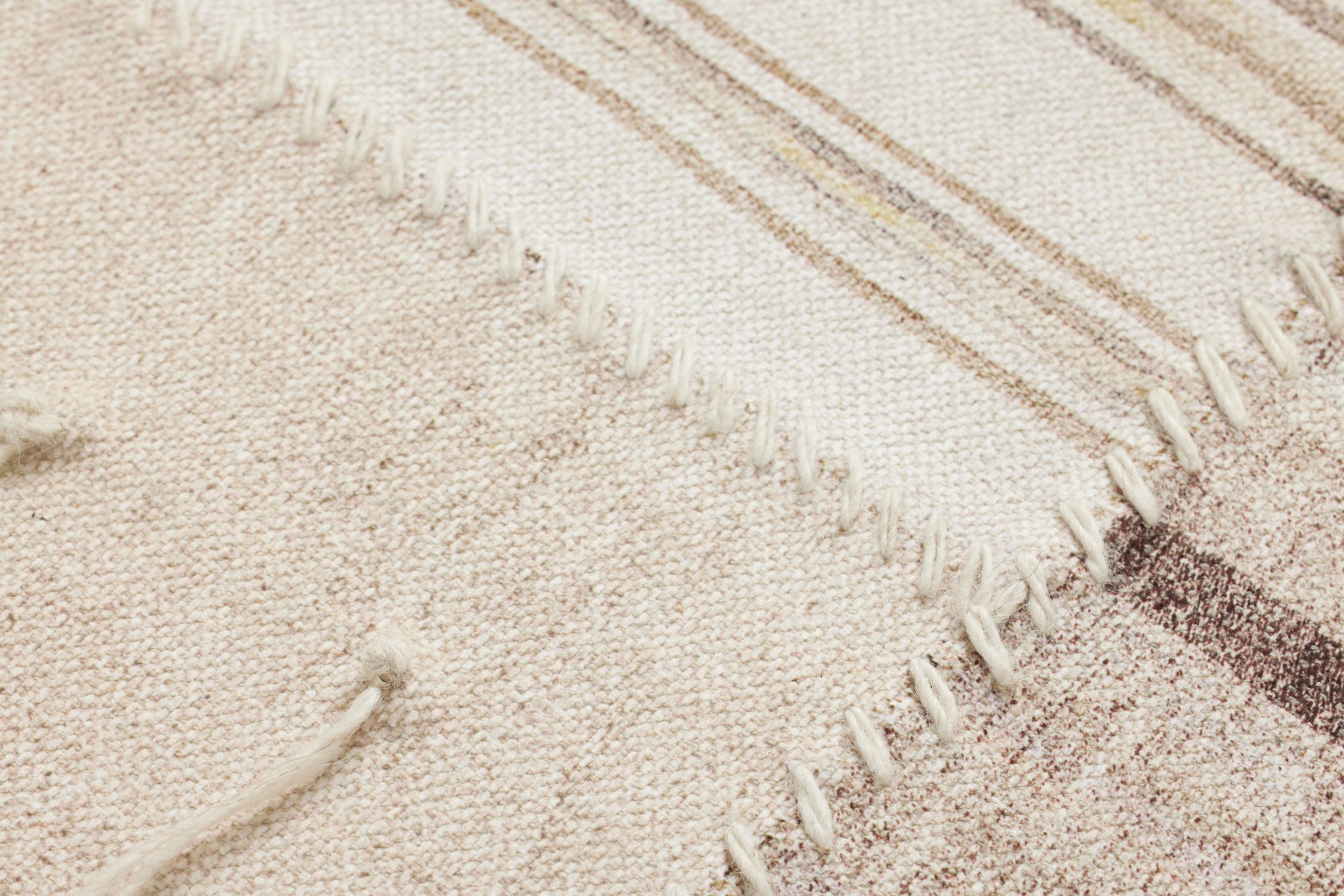 Renewed Beige / Brown Rug Art - Macro Detail (H)