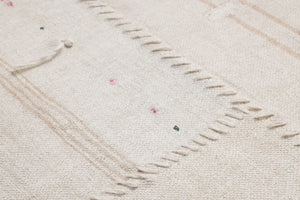 Rejuvinated Beige / Brown Rug Art - Macro Detail (H)
