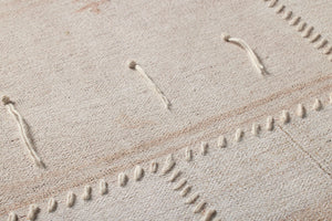 Revived Beige / Ivory Rug Art - Macro Detail (H)