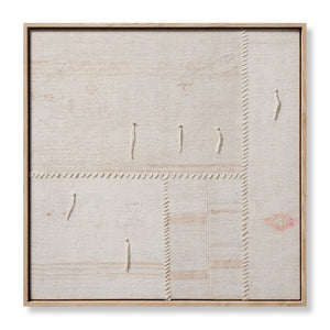 Revived Beige / Ivory Rug Art - Aerial Image