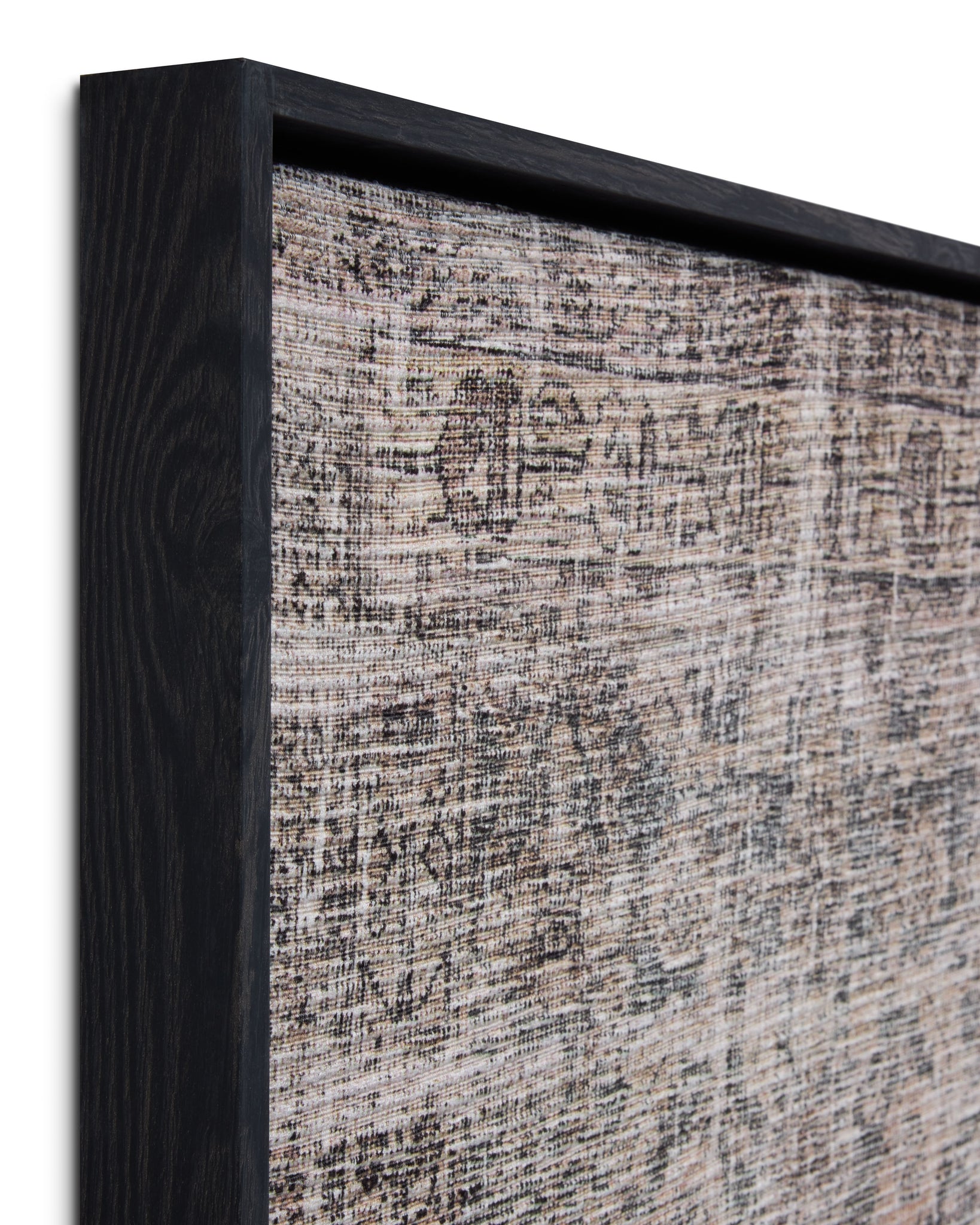 Bergamo Green / Multi Rug Art - Wall Art Corner (V)