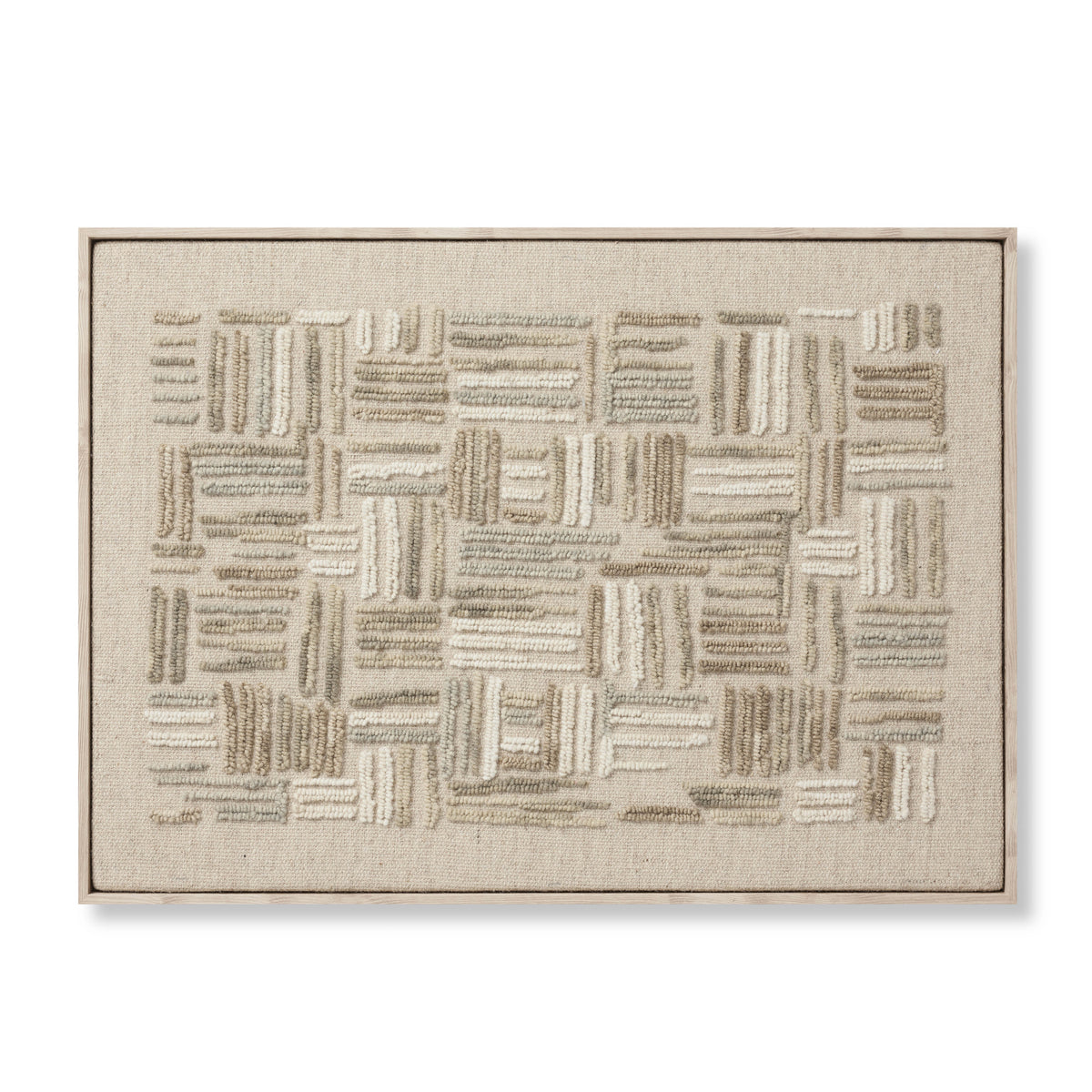 Perplexed Green / Ivory Rug Art - Aerial Image