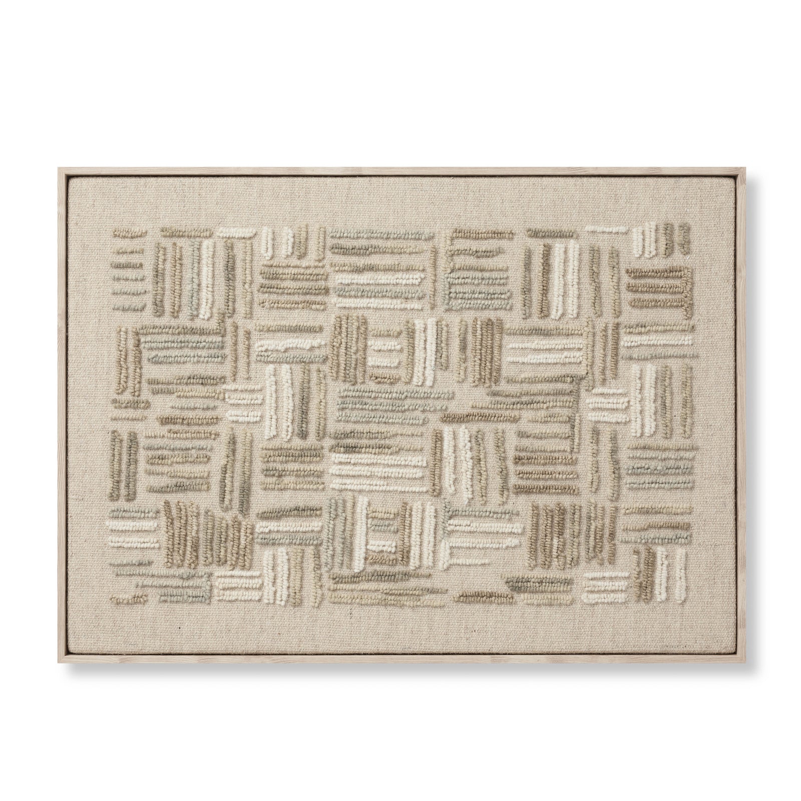 Perplexed Green / Ivory Rug Art - Aerial Image