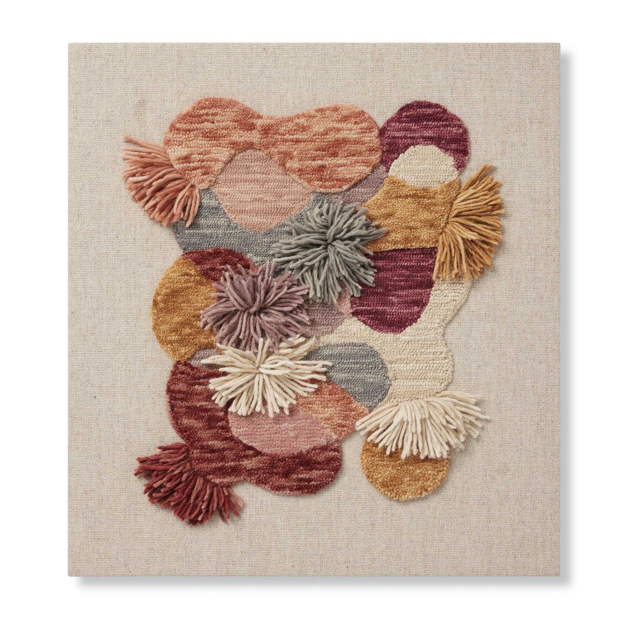 Abstract Berry Multi Rug Art - Aerial Image