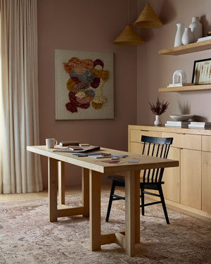 Abstract Berry Multi Rug Art - Roomscene #1 (V)