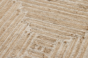Style Quad Beige / Gold Rug Art - Macro Detail (H)