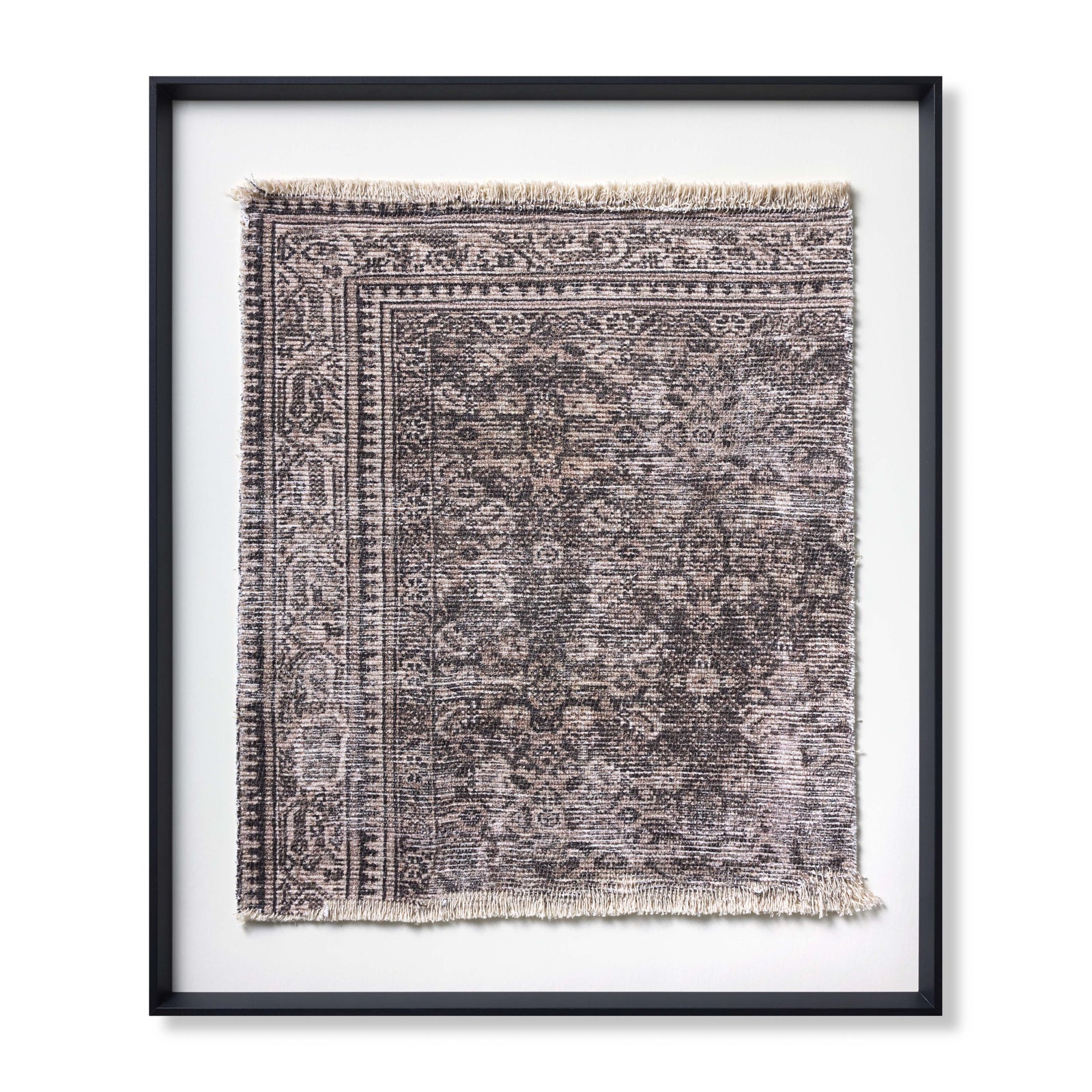 Cyrene Brown / Beige Rug Art - Aerial Image