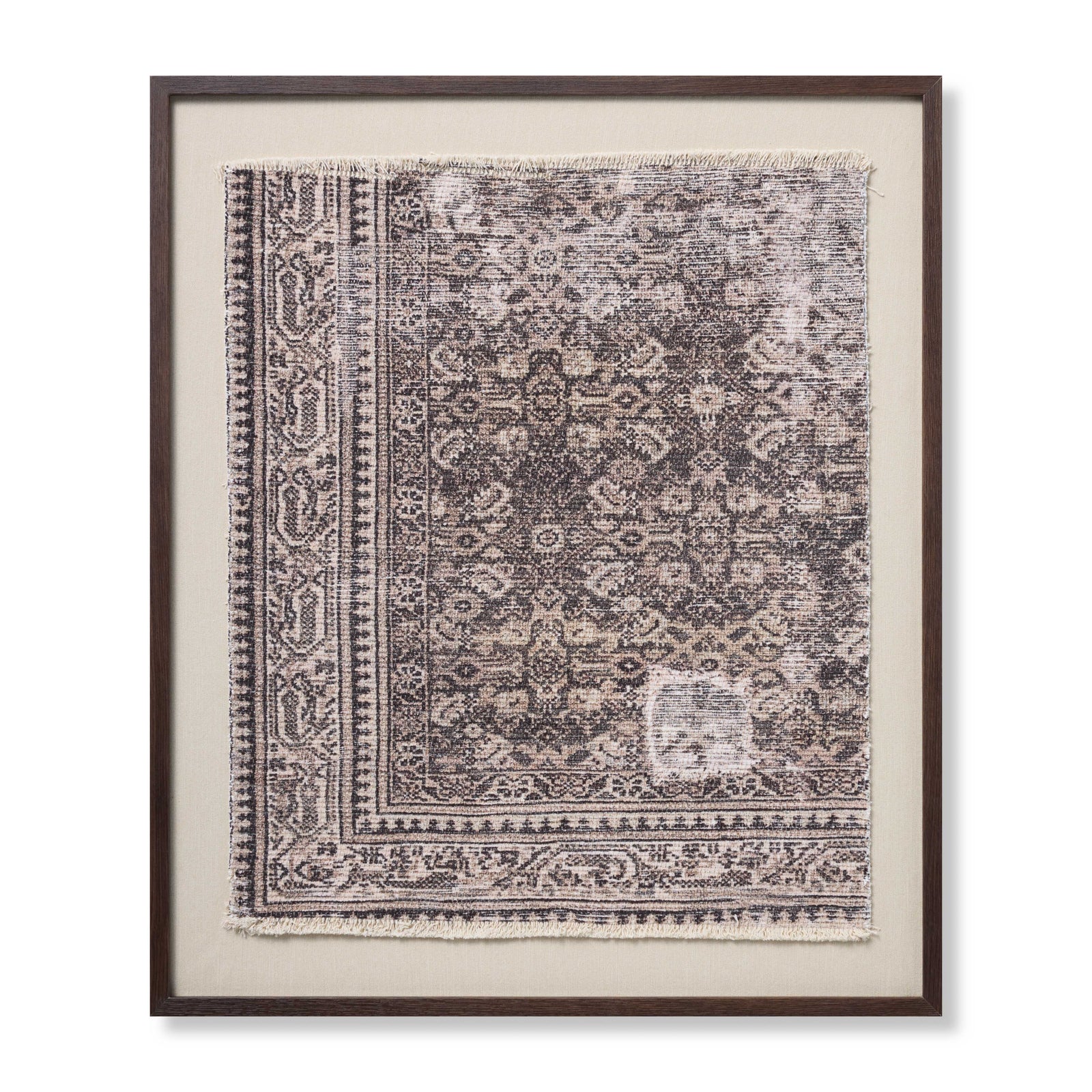 Jabel Brown / Beige Rug Art - Aerial Image