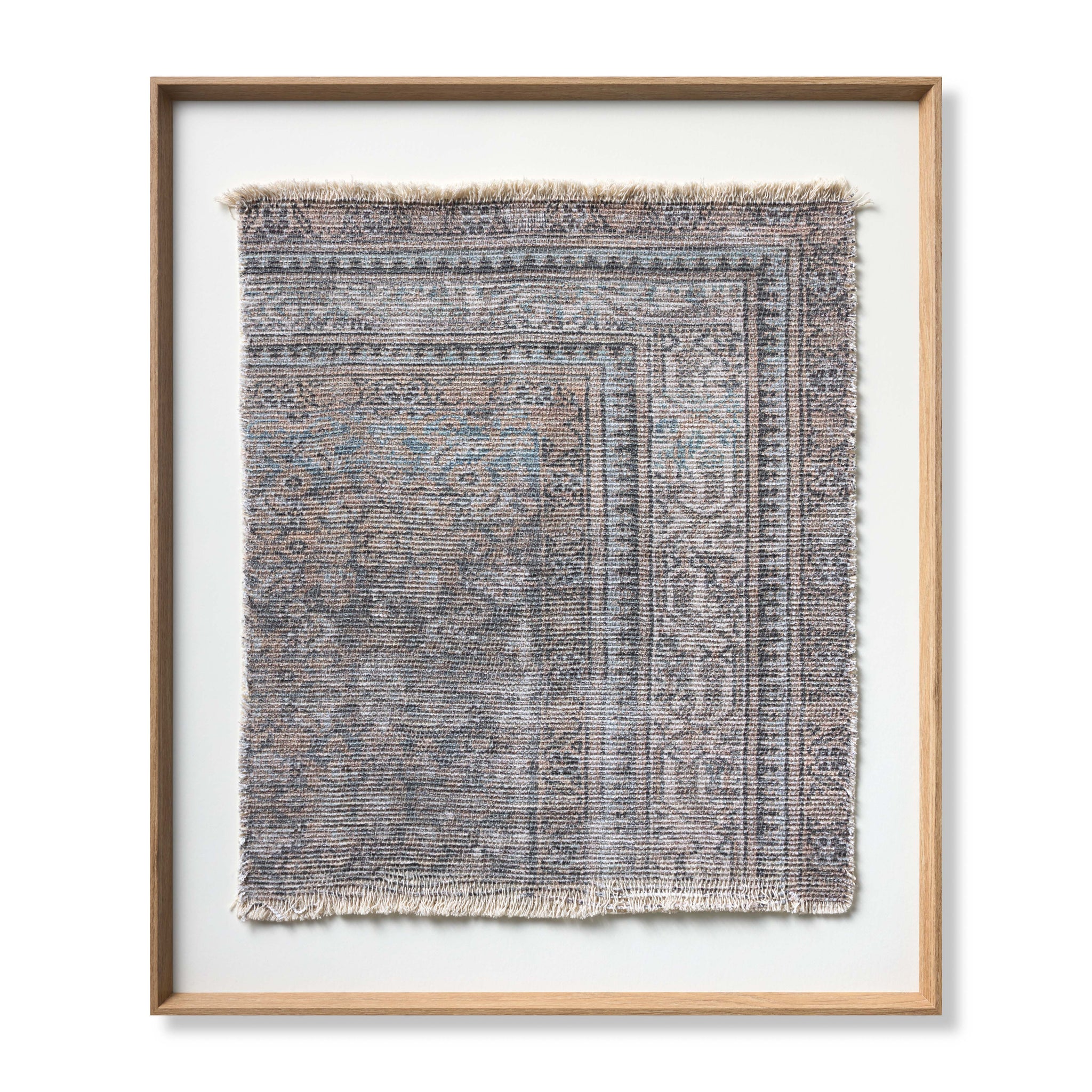 Kepol Blue / Beige Rug Art - Aerial Image
