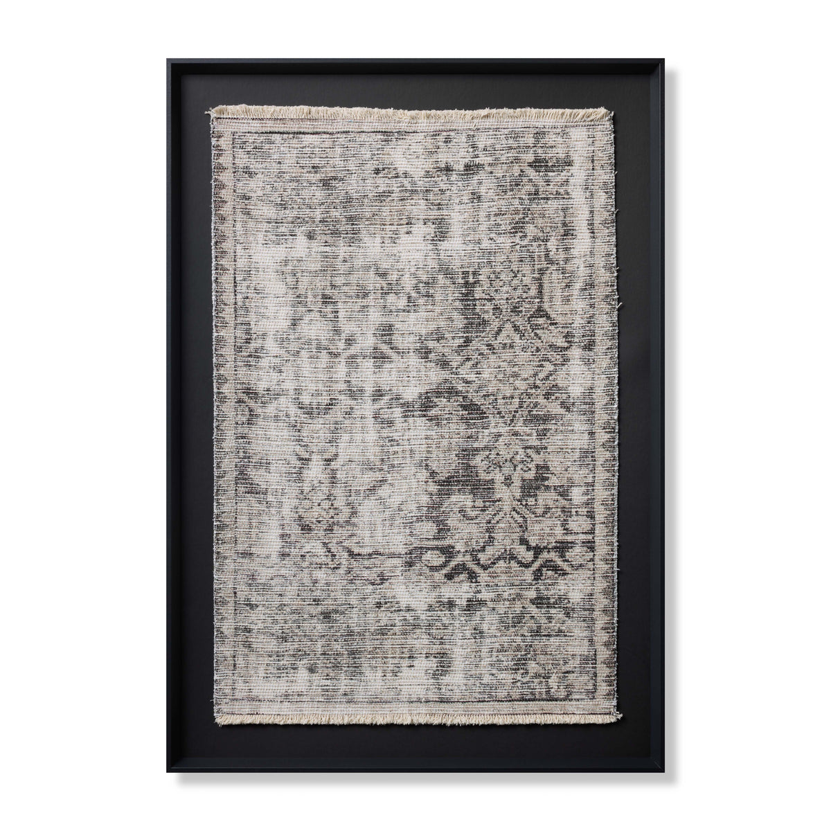Scidrus Black / Grey Rug Art - Aerial Image