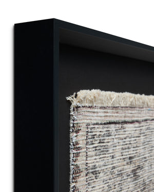 Scidrus Black / Grey Rug Art - Wall Art Corner (V)
