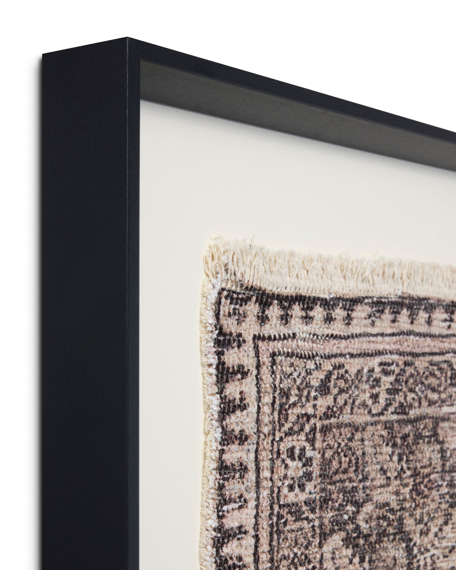Persepolis Brown / Black Rug Art - Aerial Image