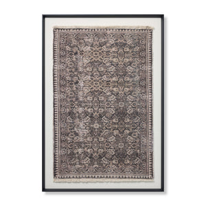 Persepolis Brown / Black Rug Art - Aerial Image
