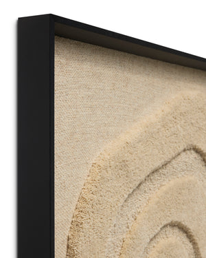 Oyster Of My Eye Beige / Beige Rug Art - Wall Art Corner (V)