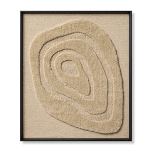 Oyster Of My Eye Beige / Beige Rug Art - Aerial Image
