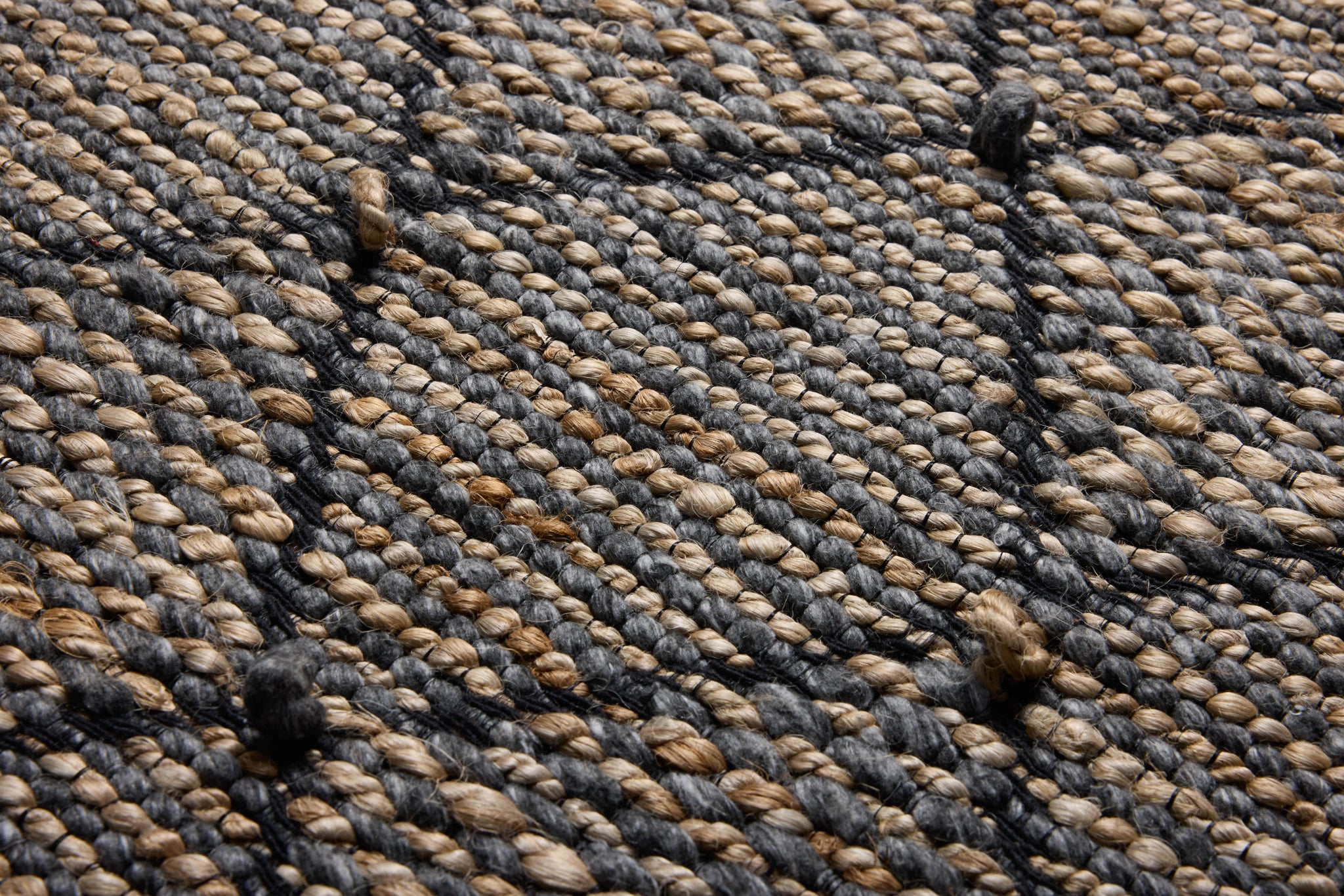 Nuit Grey / Beige Rug Art - Macro Detail (H)