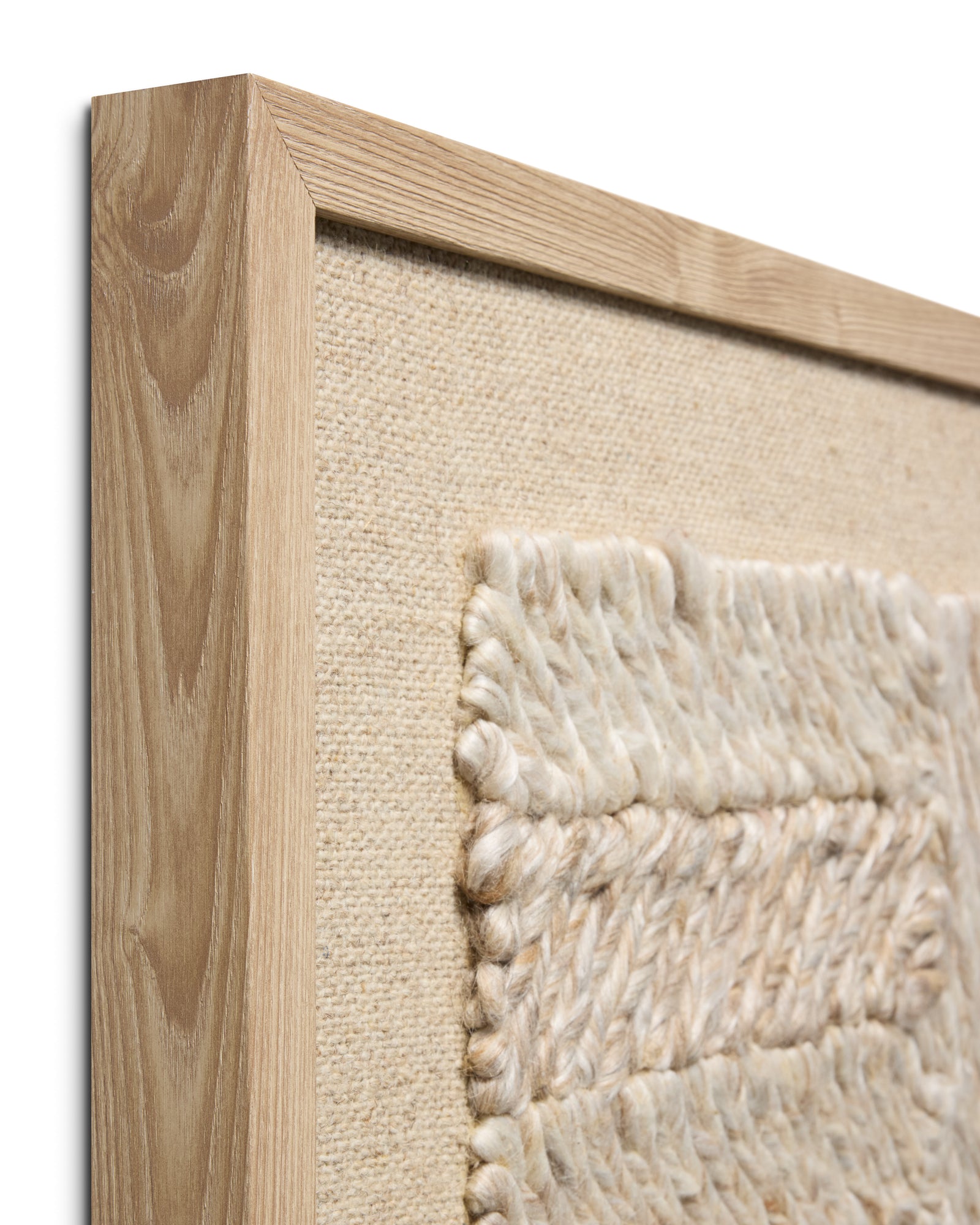 Bandera Beige / Ivory Rug Art - Aerial Image