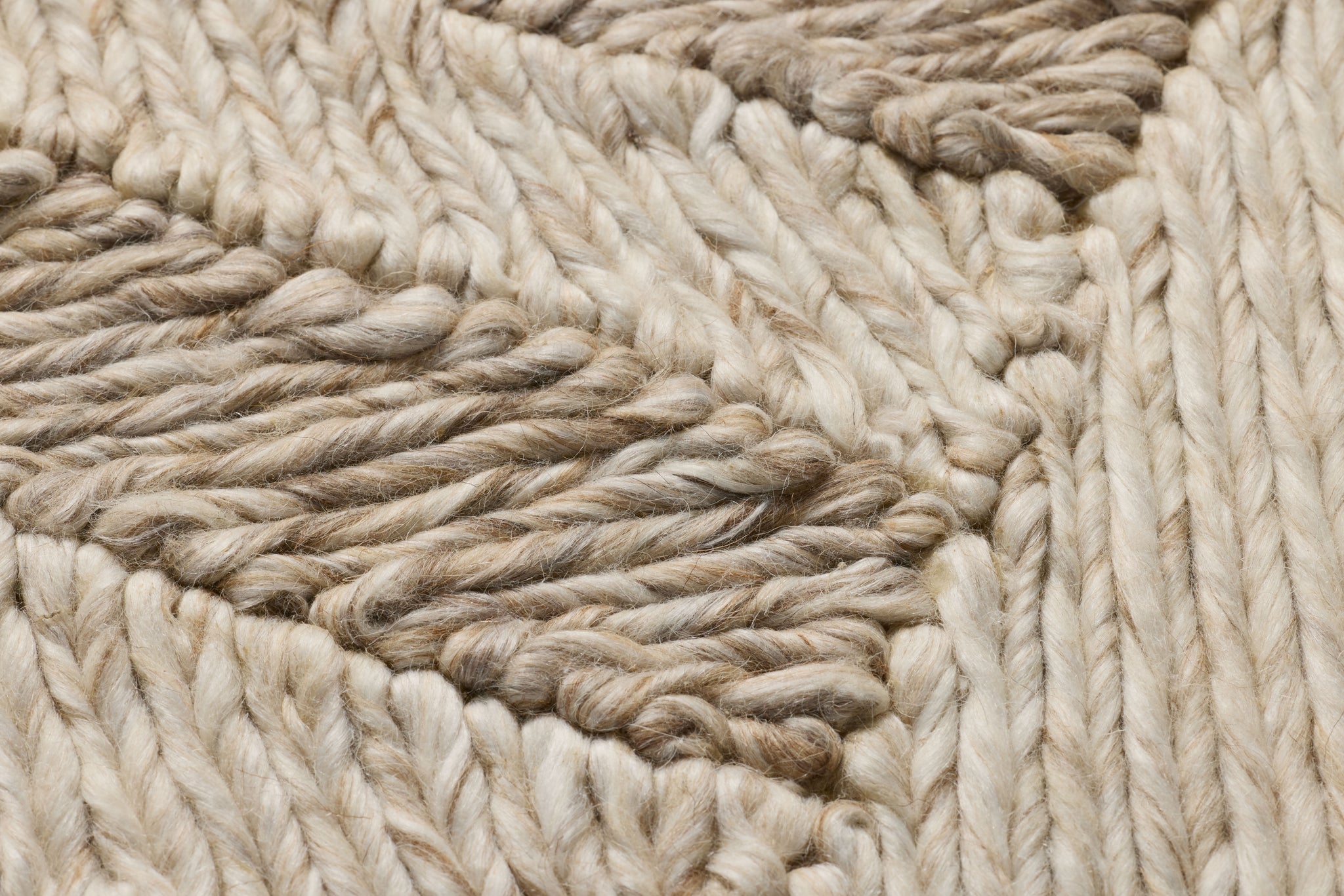 Bandera Beige / Ivory Rug Art - Macro Detail (H)